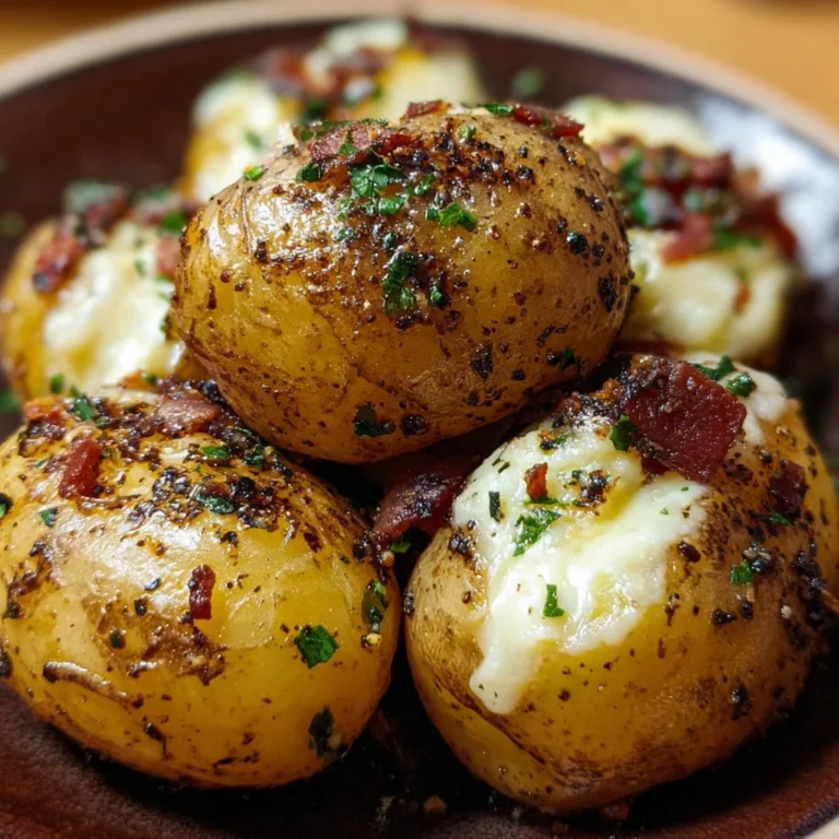 A delicious serving of Mississippi Mud Potatoes, featuring rich flavors and savory ingredients.